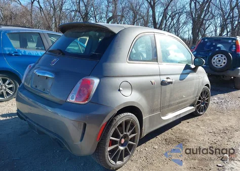 2013 Fiat 500 Abarth from USA, damaged, VIN 3C3CFFFH3DT607194